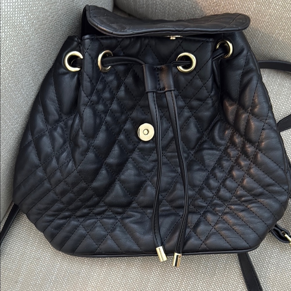 Express Black Quilted Backpack - Picture 4 of 4
